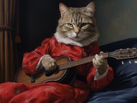 Plakat 20x15cm Melodia Kociej Łapy