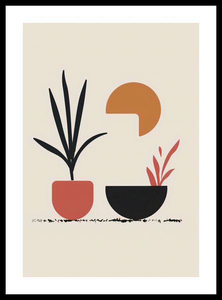 Plakat 68x98cm Domowy Ogród zdjęcie 3