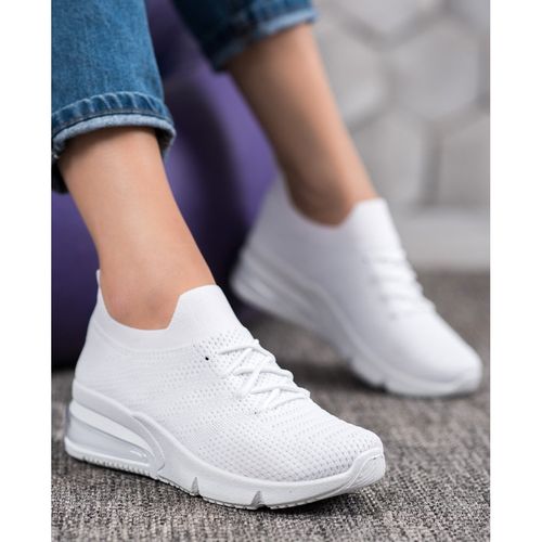 Tekstylne Białe Sneakersy r.41 na Arena.pl