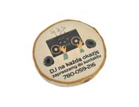 drewniany magnes pamiątka na lodówkę druk UV 6-7cm 100 szt