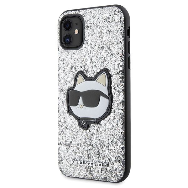 Etui Karl Lagerfeld do iPhone 11, iPhone XR, Srebrny zdjęcie 2
