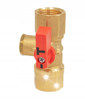 KUREK MANOMETRYCZNY AMC 2-DROGOWY GW 1/2" X GW 1/2" PN25 AFRISO MOSIĘŻNY