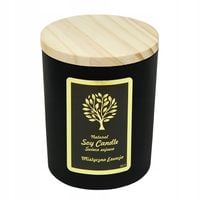 Świeca sojowa o złożonym, podniecającym zapachu. Drewniany knot.