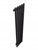 GRZEJNIK DEKORACYJNY MIKI 180/37 CZARNY MAT