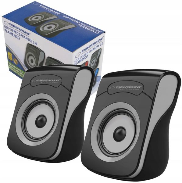 Głośniki Esperanza Flamenco 2.0 Czarno-szare zdjęcie 6