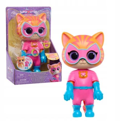 DISNEY JUNIOR SUPERKOTY SUPER KITTIES INTERAKTYWNA FIGURKA GINNY GOSIA 20CM na Arena.pl