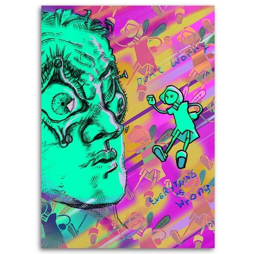 Deco Panel, Slogan abstrakcja 40x60 na Arena.pl