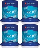 Płyta CD-R Verbatim 700MB 100 SZTUK szpindel x 4