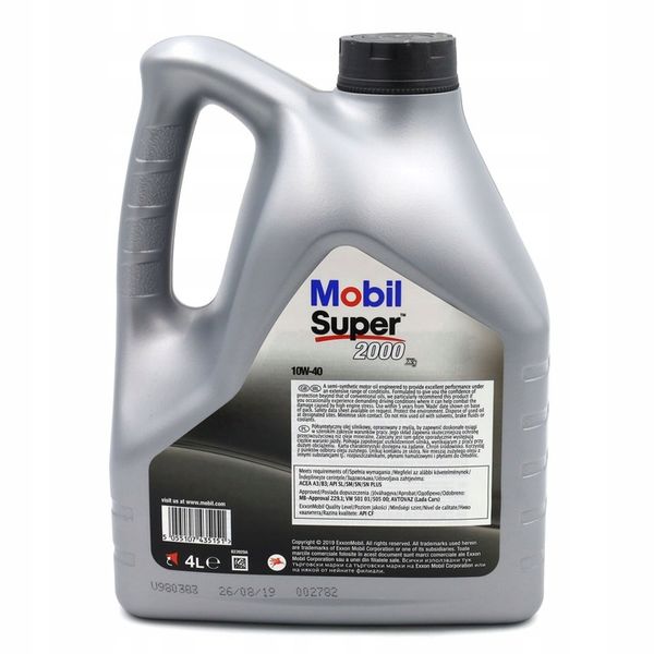 MOBIL SUPER 2000 X1 10W40 4L zdjęcie 16