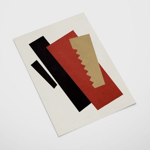 Plakat cyfrowy do wydruku kompozycja geometryczna na Arena.pl