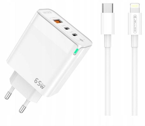 JELLICO Ładowarka C79 65W 2xUSB-C USB3.0 kabel C-C na Arena.pl