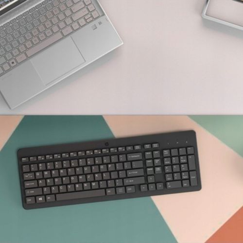 Klawiatura bezprzewodowa HP 220, Bateria 16 msc, cicha praca, USB 2,4 GHz na Arena.pl