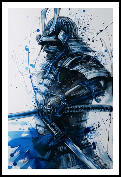 Plakat 53x81cm Samuraj w Błękicie zdjęcie 3