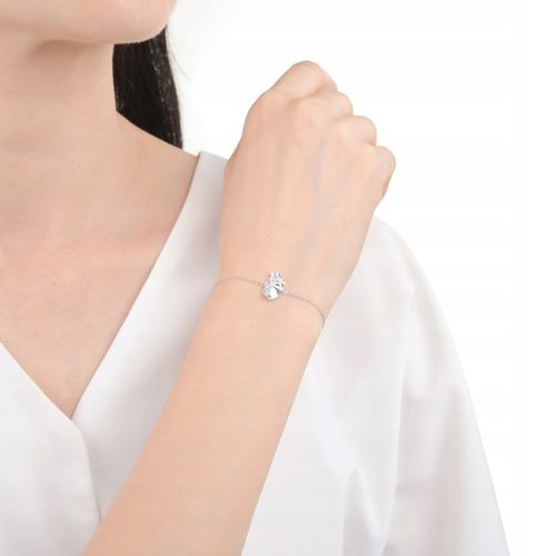 BRANSOLETKA SREBRNA DLA DZIEWCZYNKI JEDNOROŻEC CELEBRYTKA SREBRO PRÓBA 925 na Arena.pl