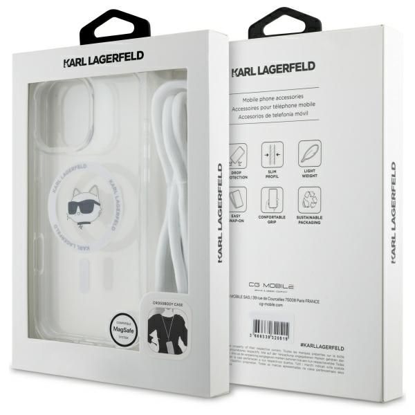 Etui Karl Lagerfeld do iPhone 16 Pro, Przezroczysty, MagSafe zdjęcie 7