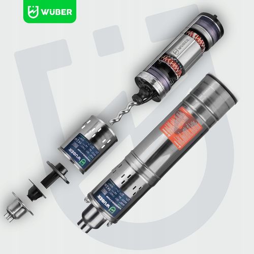 POMPA GŁĘBINOWA ŚRUBOWA 1100W DO WODY CZYSTEJ 1" DO STUDNI MOCNA 1700 L/H na Arena.pl