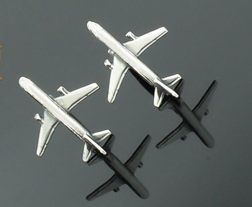 Odlotowa srebrna spinka do krawata boeing samolot na Arena.pl