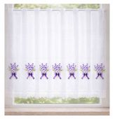 ZAZDROSTKA ZAZDROSKA piękna firana kuchenna prowansja LAWENDA kwiat 200x70