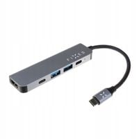 Hub USB FIXED HUB Mini 5w1 2xUSB-C, 2xUSB-A, HDMI