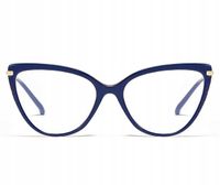 OKULARY ZERÓWKI Z FILTREM BLUE LIGHT DO KOMPUTERA OCHRONNE DAMSKIE KOCIE +