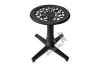 MINI STOLIK P02 - NISKI Z BLATEM KWIATOWYM ŻELIWNY