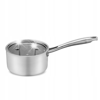 Rondel z pokrywką Maestro MR-3504-16S 1,6l 3-warstwowe dno indukcyjne Stal