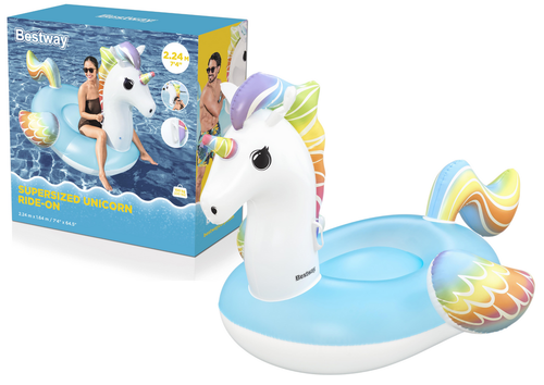 ND24_21196 Dmuchany Jednorozec 224 x 164 cm Bestw na Arena.pl