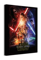 Gwiezdne Wojny Star Wars Episode Vii (One Sheet) - Obraz na płótnie 40x50 cm