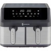 FRYTKOWNICA BEZTŁUSZCZOWA DWUKOMOROWA AIR FRYER 10L FRYTOWNICA