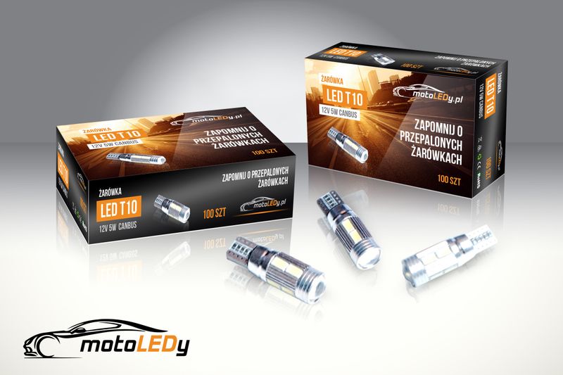 ŻARÓWKA LED T10, W5W, W10W, W16W, W3W 12V 5W CANBUS 400lm postojówka zdjęcie 6