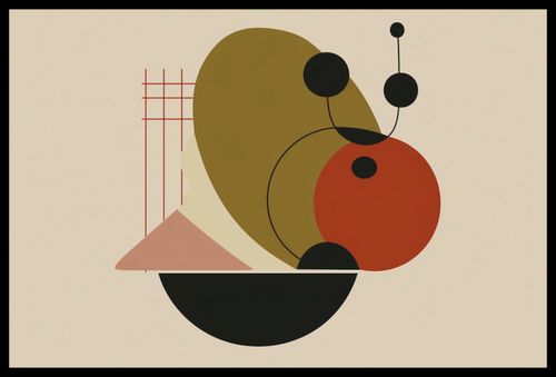 Plakat 60x40cm Geometryczny Balans na Arena.pl