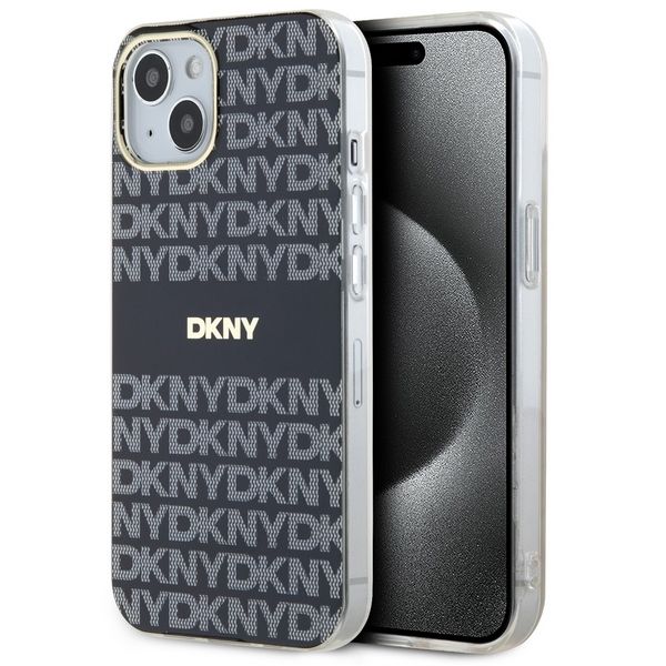 Etui DKNY do iPhone 15, iPhone 14, iPhone 13, Czarny, MagSafe zdjęcie 1