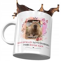 Kubek Kapibara Na Urodziny Imieniny Prezent Z Nadrukiem Ze Zdjęciem