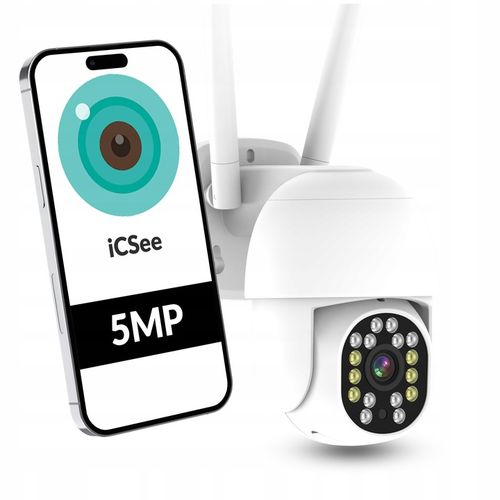 ZEWNĘTRZNA OBROTOWA KAMERA BLOW WIFI IP 5MP ULTRA HD AUDIO IP66 ICSEE ZOOM na Arena.pl