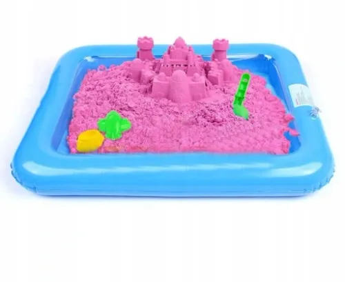 ZESTAW XL PIASEK KINETYCZNY 4KG BASEN + FOREMKI + BOX na Arena.pl