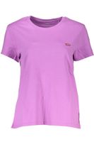 FIOLETOWY T-SHIRT DAMSKI Z KRÓTKIM RĘKAWEM LEVI'S XL