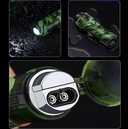 Taktyczna ZAPALNICZKA żarowa USB LATARKA (I160) na Arena.pl