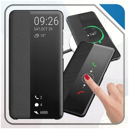 Etui do Samsung Galaxy S24 Ultra, SMART VIEW Case + SZKŁO 9D NA CAŁY EKRAN na Arena.pl