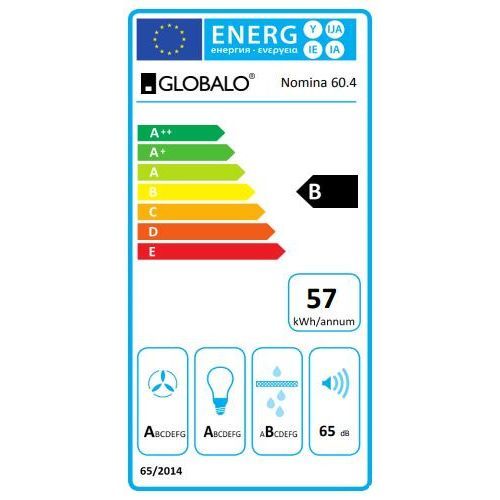 Okap przyścienny Globalo NOMINA 60.4 Sensor Srebrny zdjęcie 4