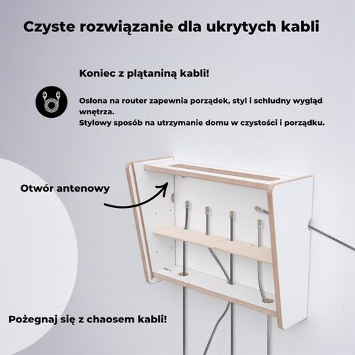 WiFi I Osłona na router I I Szafka na router |Półka na router I Made na Arena.pl
