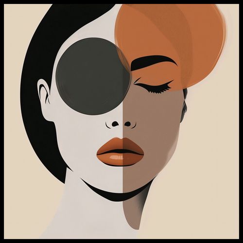 Plakat 60x60cm Dwie Strony Piękna na Arena.pl