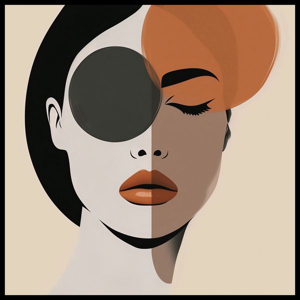 Plakat 60x60cm Dwie Strony Piękna zdjęcie 2