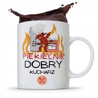 Kubek Prezent Dla Piekielnie Dobrego Kucharza Z Nadrukiem Ze Zdjęciem