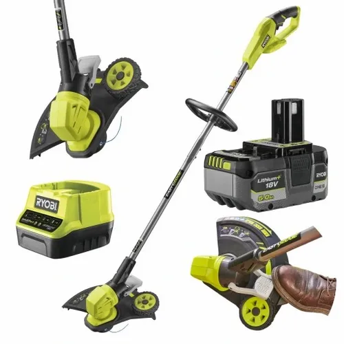 RYOBI PODKASZARKA KOSA AKUMULATOROWA 33cm 18V KRAWĘDZIARKA RY18LT33A +5Ah na Arena.pl