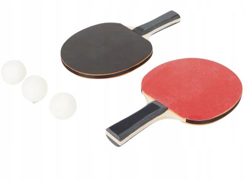 ZESTAW DO PING PONGA TENISA STOŁOWEGO PALETKI RAKIETKI + POKROWIEC+PIŁECZKI na Arena.pl