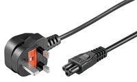 MicroConnect Power Cord UK - C5 2,0m Black