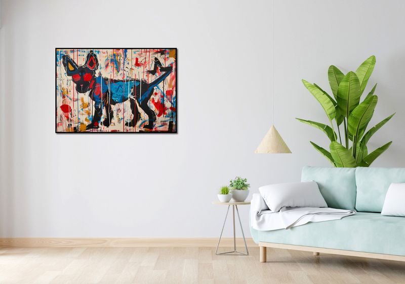 Plakat 100x70cm Miejski Pies zdjęcie 4