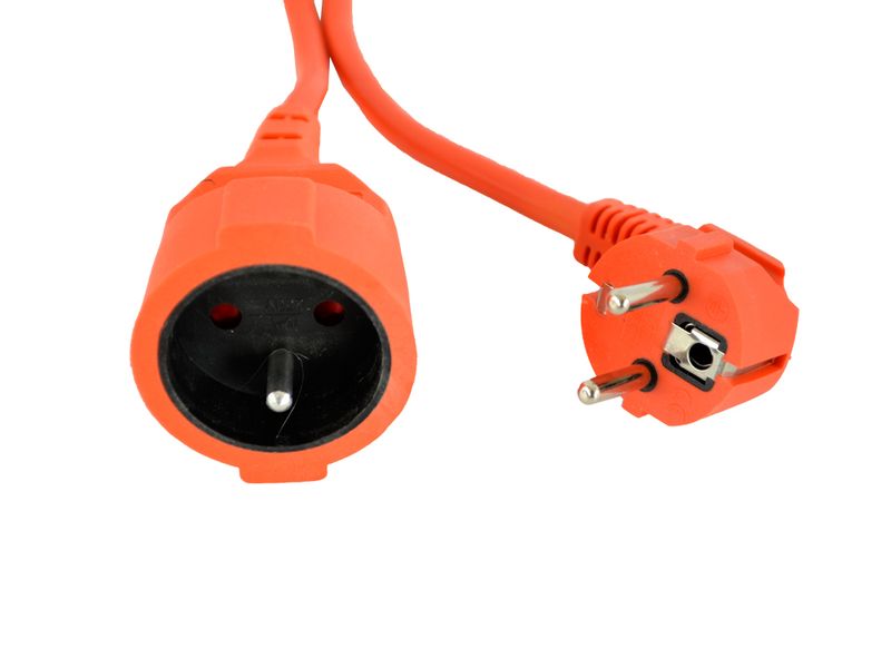 PRZEDŁUŻACZ DO KOSIAREK I INNYCH URZĄDZEŃ VERKE 20 MB Z UZIEMIENIEM GRUBY zdjęcie 3