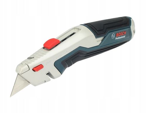 Nóż chowany na ostrza trapezowe BOSCH + 3 ostrza na Arena.pl