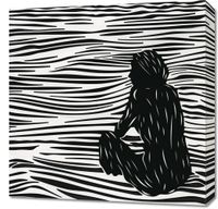 Obraz 60x60cm Złożone Fluidalne Linie